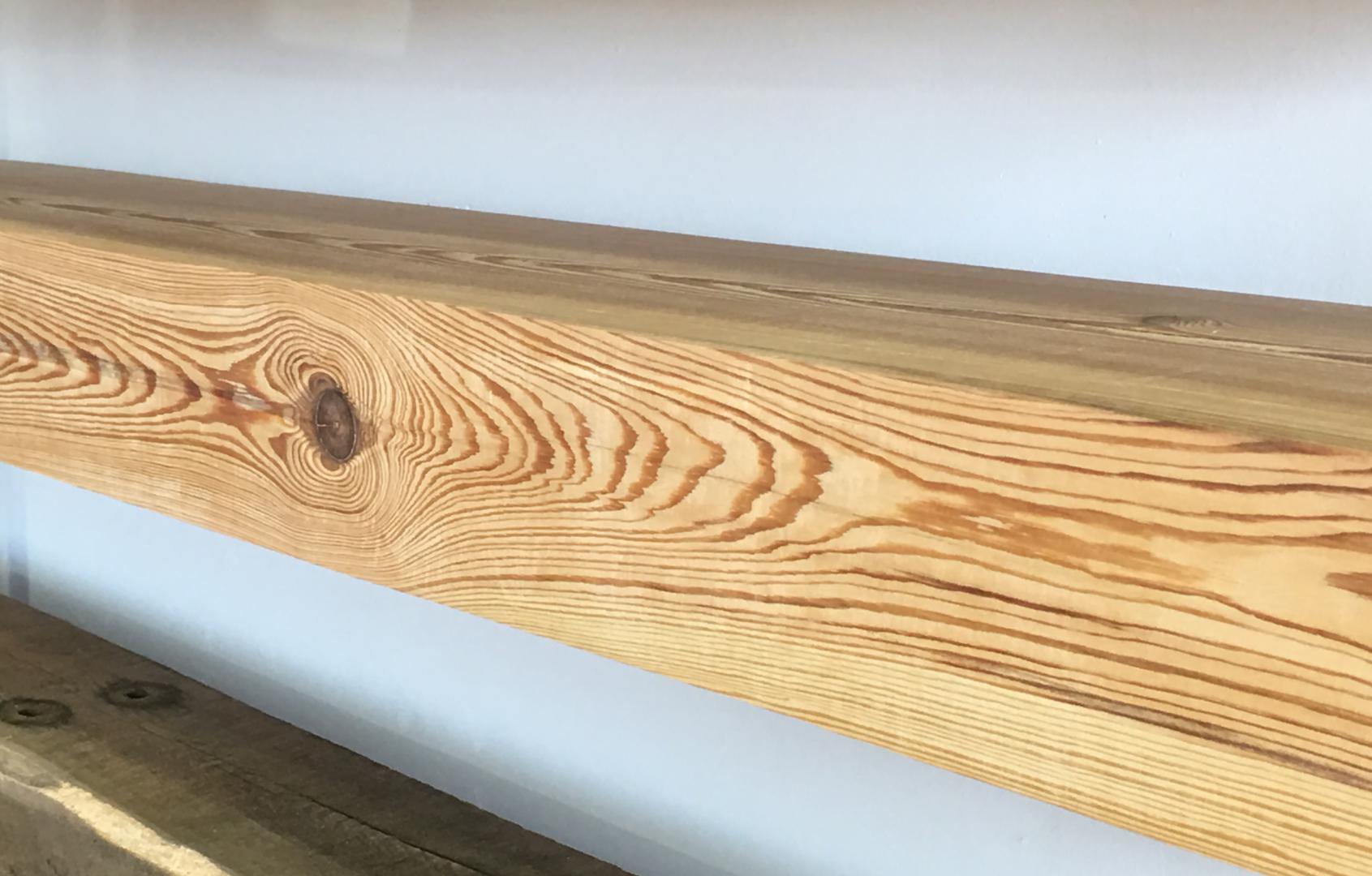 Heart Pine Mantel