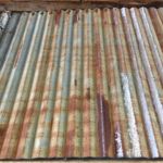 Semi-Rusty Corrugated Metal